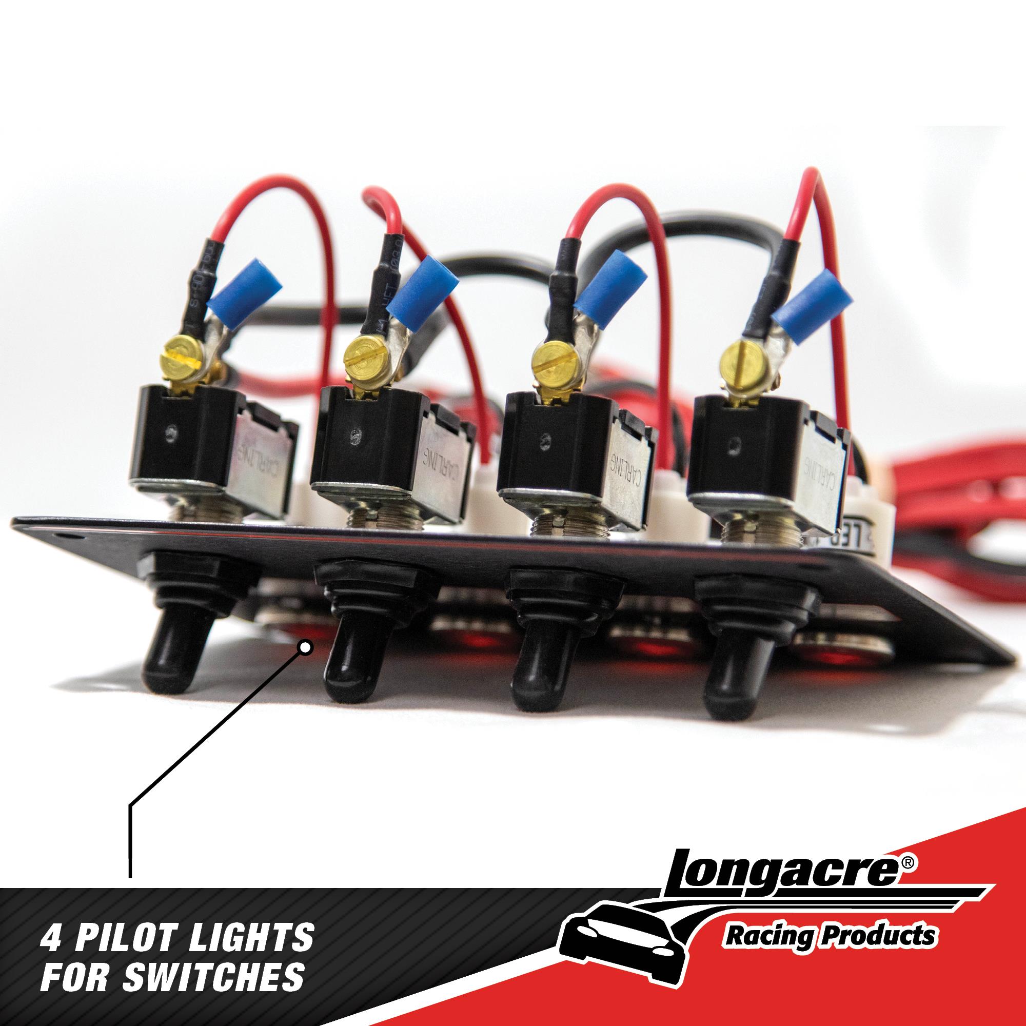 4 Accessory switch panel with 4 pilot lights