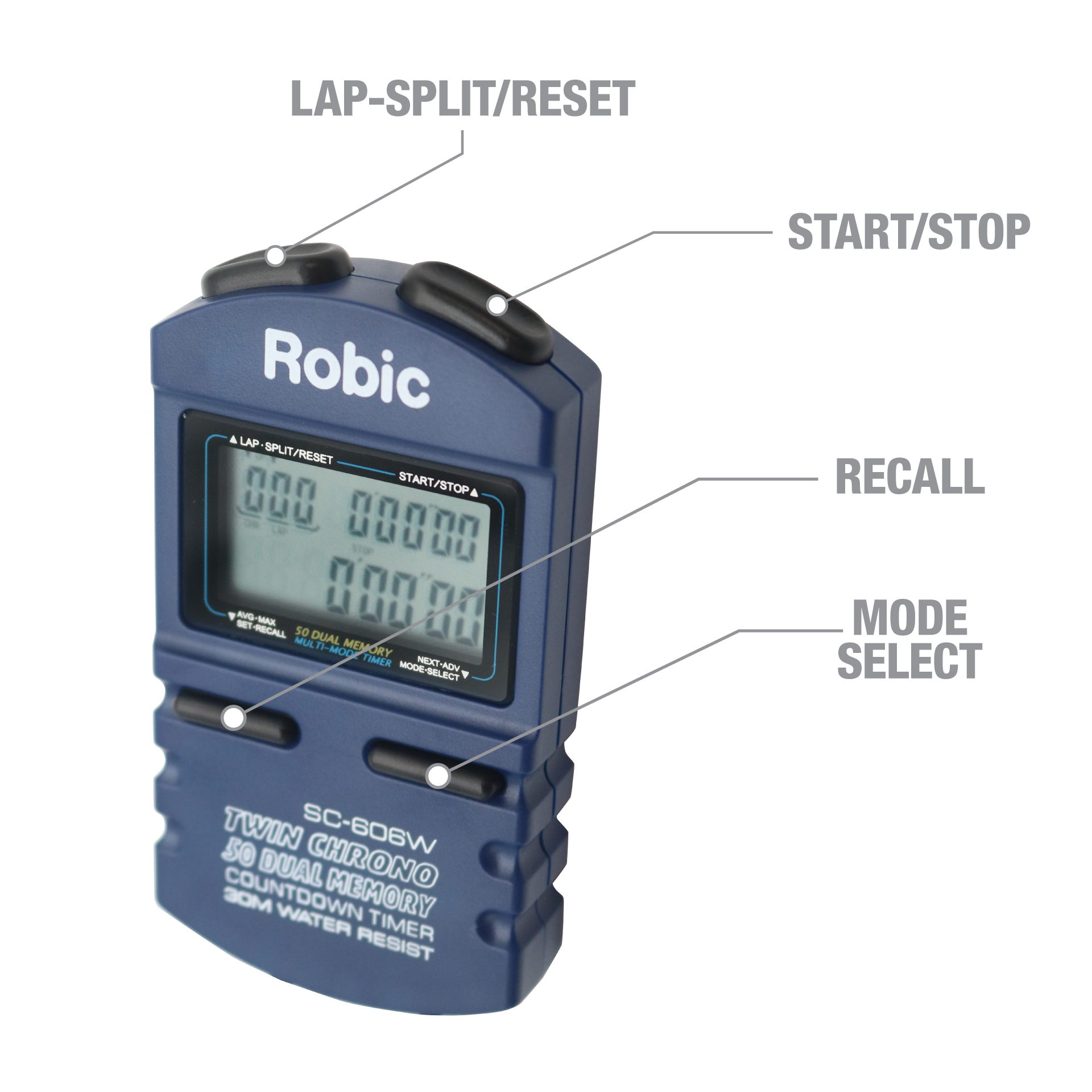 Robic™ SC 606W Stopwatch