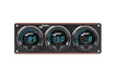 Digital Elite LED Waterproof Gauge Panel, 3 Gauge Oil Pressure/Water Temperature/Fuel Pressure 15psi