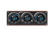 Digital Elite LED Waterproof Gauge Panel, 3 Gauge Oil Pressure/Water Temperature/Fuel Pressure 120psi