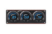 Digital Elite LED Waterproof Gauge Panel from Longacre, 3 Gauge Oil Pressure/Water Temperature/Water Pressure