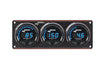 Digital Elite LED Waterproof Gauge Panel from Longacre, 2 Gauge Oil Pressure/Water Temperature/Tach