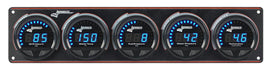 Digital Elite LED Waterproof Gauge Panel from Longacre, 4 Gauge Oil Pressure/Water Temperature/Fuel Pressure/Water Pressure