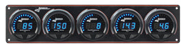 Digital Elite LED Waterproof Gauge Panel from Longacre, 4 Gauge Oil Pressure/Water Temperature/Fuel Pressure/Volt