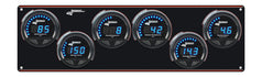 Digital Elite LED Waterproof Gauge Panel from Longacre, 5 Gauge Oil Pressure/Water Temperature/Fuel Pressure/Water Pressure/Volt/Tach