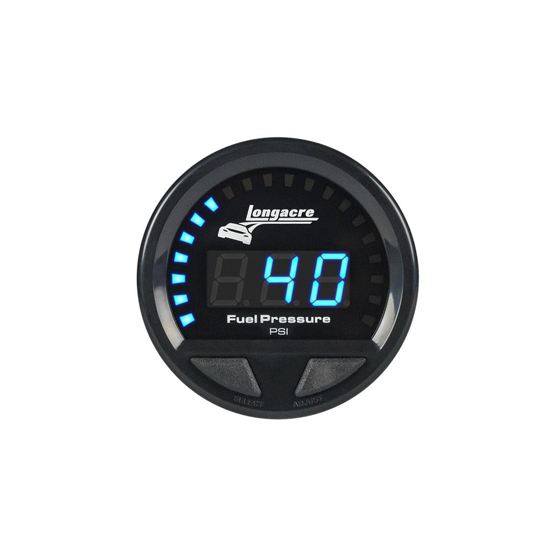 Digital Elite LED Waterproof Gauges, Fuel Pressure 0-120 psi, Sensor Included