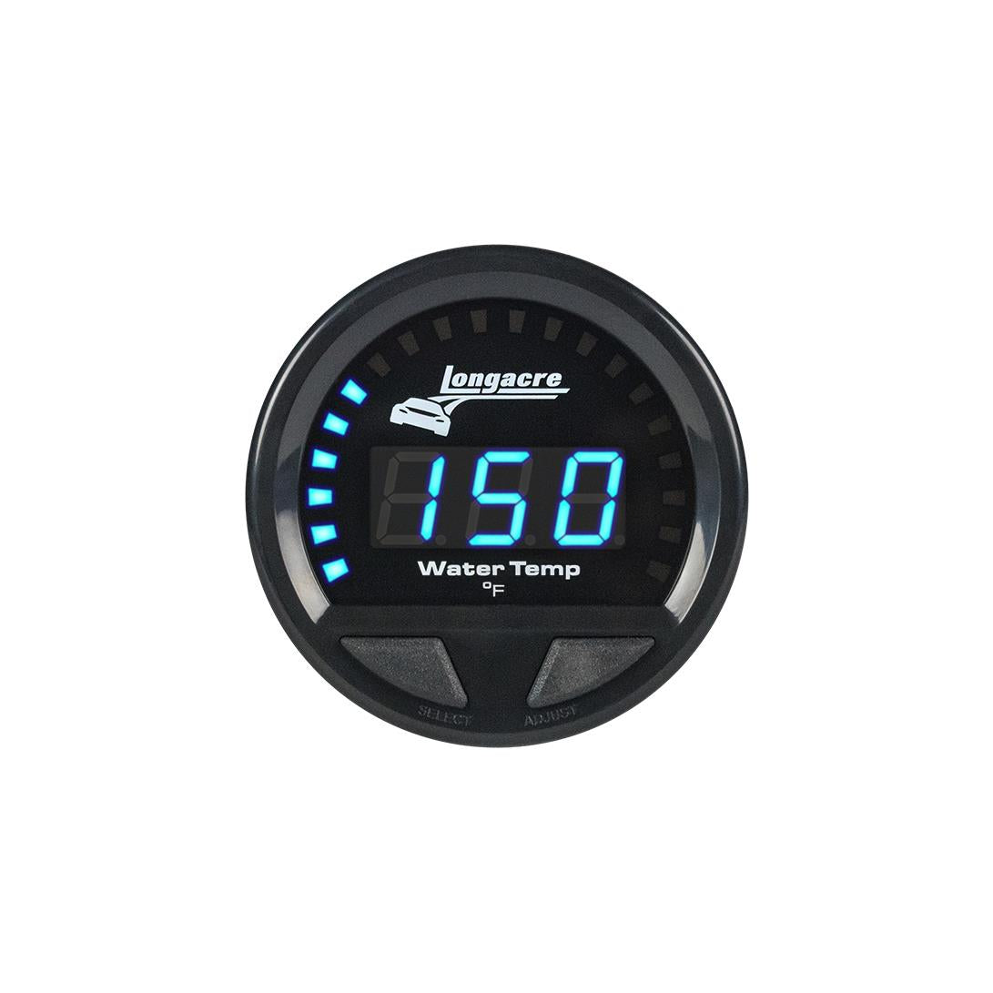 Digital Elite LED Waterproof Gauges, Water Temperature 100-280, Sensor Included