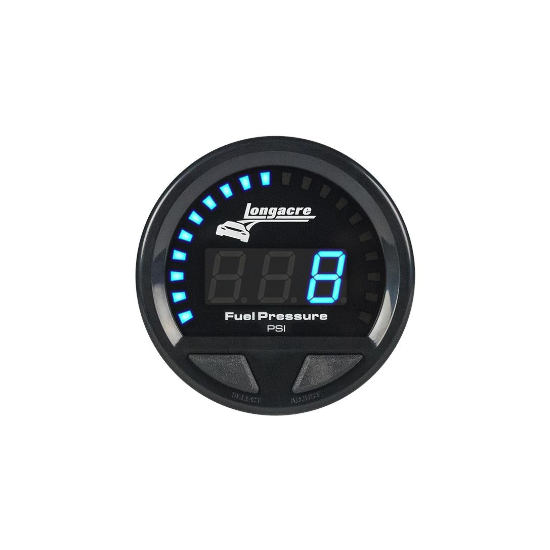 Digital Elite LED Waterproof Gauges, Fuel Pressure 0-15 psi, Sensor Not Included