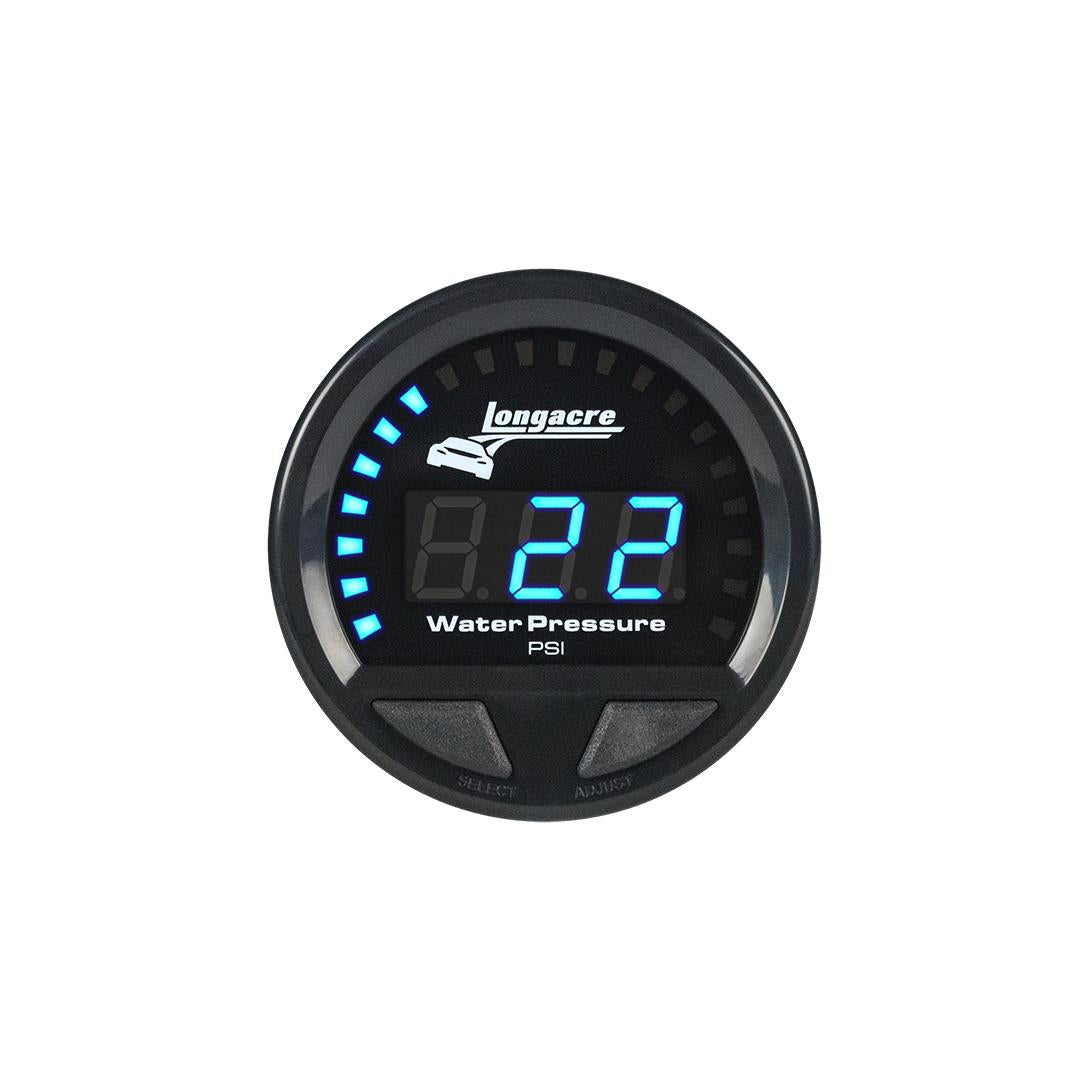 Digital Elite LED Waterproof Gauges, Water Pressure 0-60 psi, Sensor Not Included