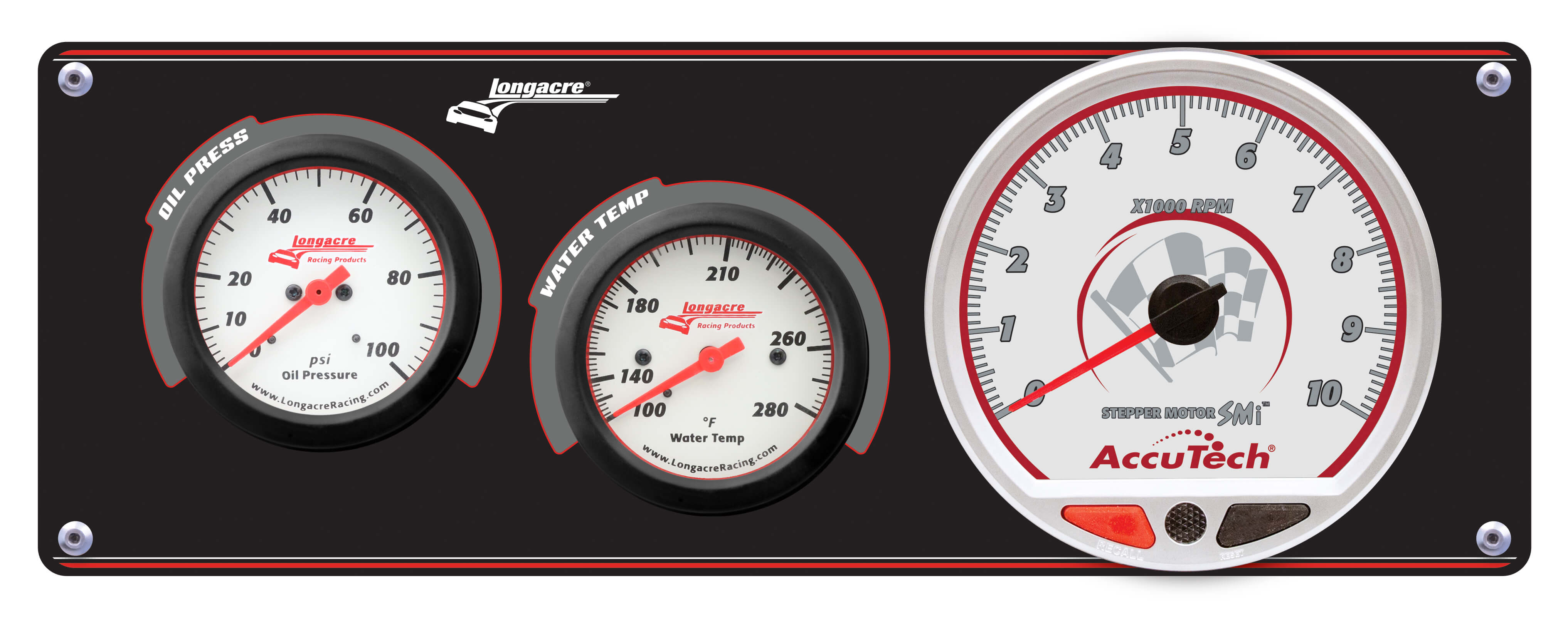 Sportsman™ Elite 2 Gauge Panel w/Tach Oil Pressure, Water Temperature