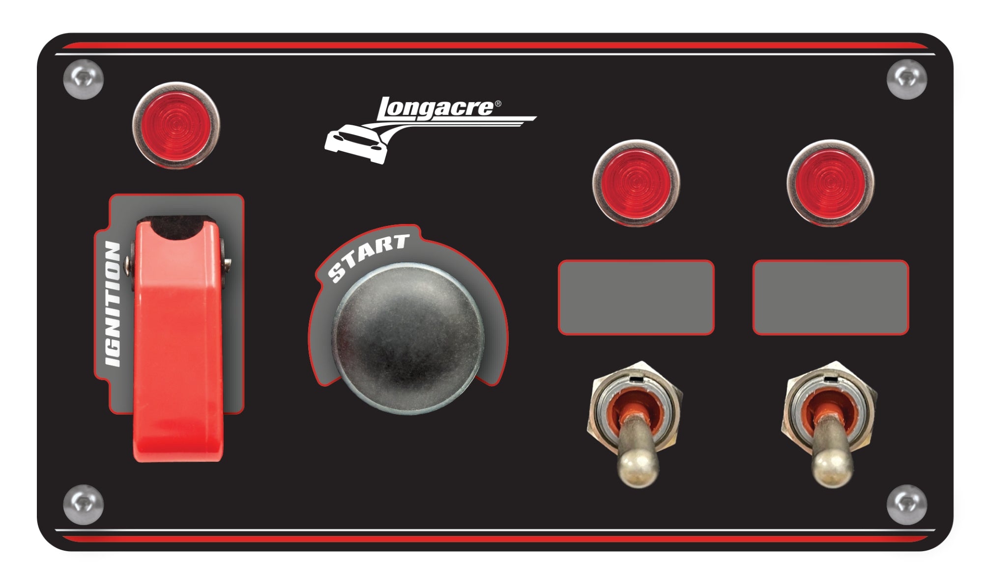 Elite Switch Panel - Push Starter/Ignition/2 ACC With Lights & Flip