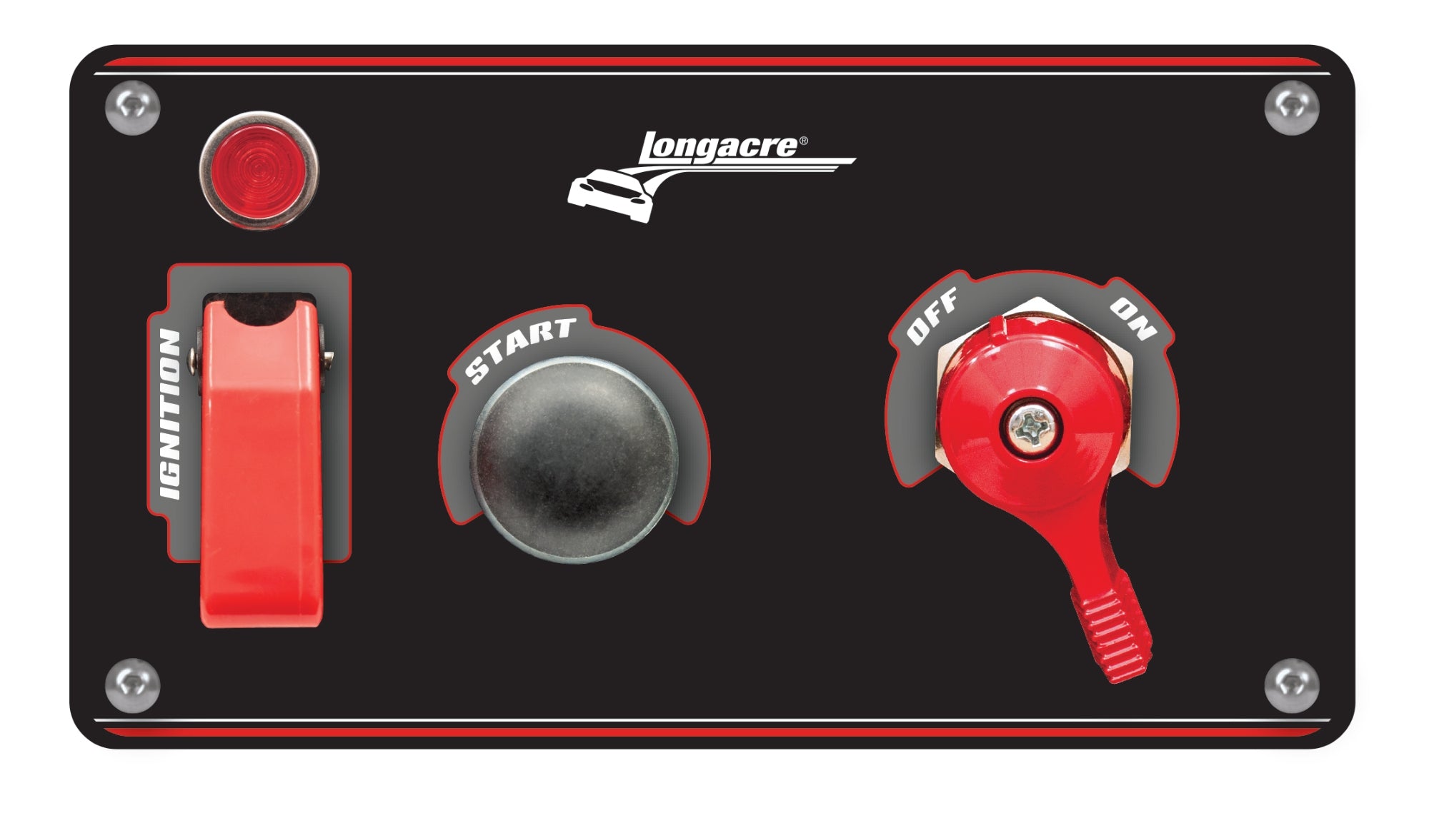 Elite Switch Panel - Push Starter/Ignition With Lights, Flip, & Master Disconnect