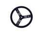 13" Steel Steering Wheel - Black w/ Smooth Grip