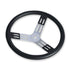 15" Aluminum - Black w/ Natural Spokes And Bump Grip