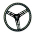 15" Uncoated Black Aluminum - DRILLED - Flat