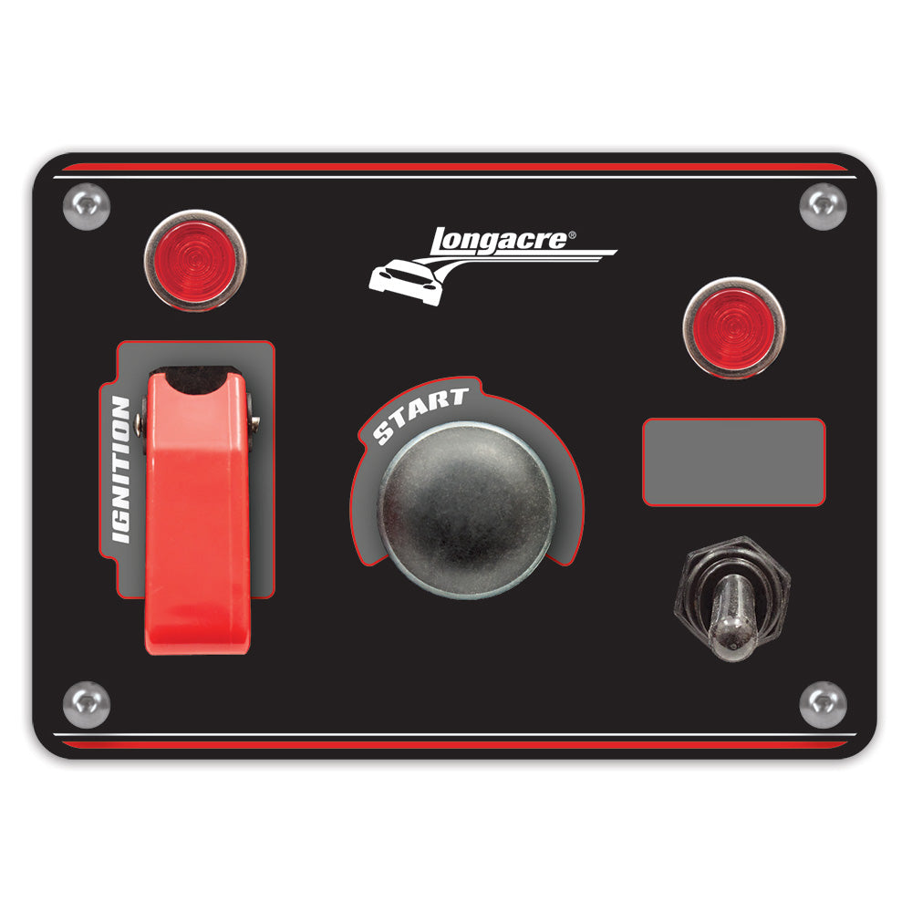Flip-up Start / Ignition panel w/ 1 acc & pilot lights