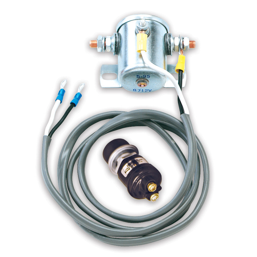 HD Starter Solenoid Kit with Weatherproof Firewall Starter Button